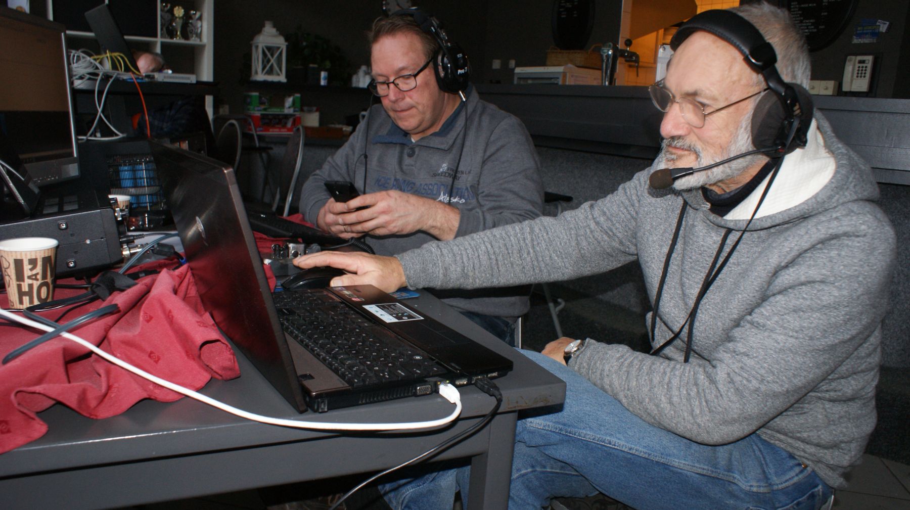 David en Henk op 15m. Een rustige band met spontane openingen.